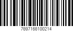 Código de barras (EAN, GTIN, SKU, ISBN): '7897168100214'