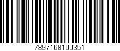Código de barras (EAN, GTIN, SKU, ISBN): '7897168100351'