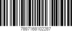 Código de barras (EAN, GTIN, SKU, ISBN): '7897168102287'