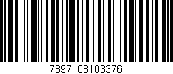 Código de barras (EAN, GTIN, SKU, ISBN): '7897168103376'