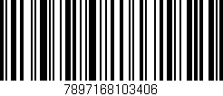 Código de barras (EAN, GTIN, SKU, ISBN): '7897168103406'