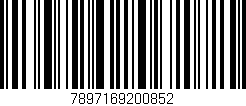 Código de barras (EAN, GTIN, SKU, ISBN): '7897169200852'