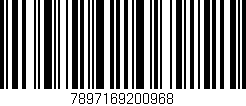 Código de barras (EAN, GTIN, SKU, ISBN): '7897169200968'