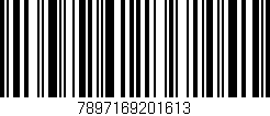 Código de barras (EAN, GTIN, SKU, ISBN): '7897169201613'