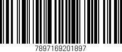 Código de barras (EAN, GTIN, SKU, ISBN): '7897169201897'