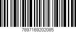 Código de barras (EAN, GTIN, SKU, ISBN): '7897169202085'