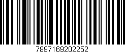 Código de barras (EAN, GTIN, SKU, ISBN): '7897169202252'