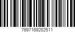 Código de barras (EAN, GTIN, SKU, ISBN): '7897169202511'