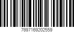 Código de barras (EAN, GTIN, SKU, ISBN): '7897169202559'