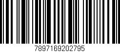 Código de barras (EAN, GTIN, SKU, ISBN): '7897169202795'