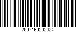 Código de barras (EAN, GTIN, SKU, ISBN): '7897169202924'