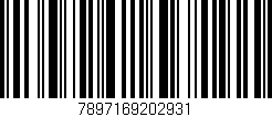 Código de barras (EAN, GTIN, SKU, ISBN): '7897169202931'