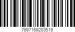 Código de barras (EAN, GTIN, SKU, ISBN): '7897169203518'