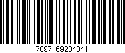 Código de barras (EAN, GTIN, SKU, ISBN): '7897169204041'