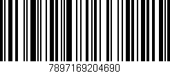 Código de barras (EAN, GTIN, SKU, ISBN): '7897169204690'