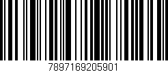 Código de barras (EAN, GTIN, SKU, ISBN): '7897169205901'