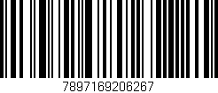 Código de barras (EAN, GTIN, SKU, ISBN): '7897169206267'
