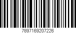 Código de barras (EAN, GTIN, SKU, ISBN): '7897169207226'