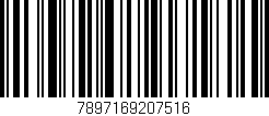 Código de barras (EAN, GTIN, SKU, ISBN): '7897169207516'