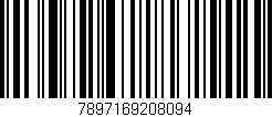 Código de barras (EAN, GTIN, SKU, ISBN): '7897169208094'