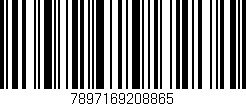 Código de barras (EAN, GTIN, SKU, ISBN): '7897169208865'