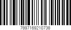 Código de barras (EAN, GTIN, SKU, ISBN): '7897169210738'