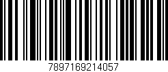 Código de barras (EAN, GTIN, SKU, ISBN): '7897169214057'