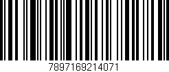 Código de barras (EAN, GTIN, SKU, ISBN): '7897169214071'