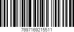 Código de barras (EAN, GTIN, SKU, ISBN): '7897169215511'