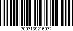 Código de barras (EAN, GTIN, SKU, ISBN): '7897169216877'