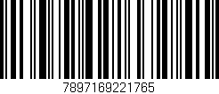 Código de barras (EAN, GTIN, SKU, ISBN): '7897169221765'