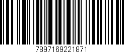 Código de barras (EAN, GTIN, SKU, ISBN): '7897169221871'