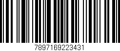 Código de barras (EAN, GTIN, SKU, ISBN): '7897169223431'