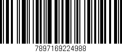 Código de barras (EAN, GTIN, SKU, ISBN): '7897169224988'