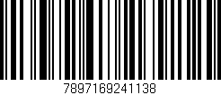 Código de barras (EAN, GTIN, SKU, ISBN): '7897169241138'