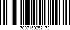 Código de barras (EAN, GTIN, SKU, ISBN): '7897169252172'