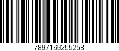 Código de barras (EAN, GTIN, SKU, ISBN): '7897169255258'
