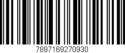 Código de barras (EAN, GTIN, SKU, ISBN): '7897169270930'