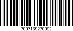 Código de barras (EAN, GTIN, SKU, ISBN): '7897169270992'