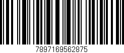 Código de barras (EAN, GTIN, SKU, ISBN): '7897169562875'