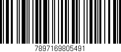 Código de barras (EAN, GTIN, SKU, ISBN): '7897169805491'