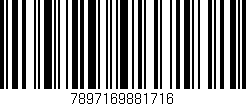 Código de barras (EAN, GTIN, SKU, ISBN): '7897169881716'