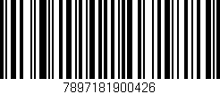 Código de barras (EAN, GTIN, SKU, ISBN): '7897181900426'