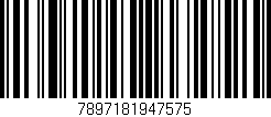 Código de barras (EAN, GTIN, SKU, ISBN): '7897181947575'