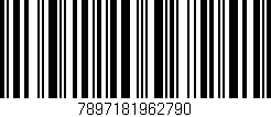 Código de barras (EAN, GTIN, SKU, ISBN): '7897181962790'