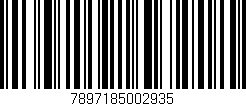Código de barras (EAN, GTIN, SKU, ISBN): '7897185002935'