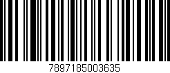 Código de barras (EAN, GTIN, SKU, ISBN): '7897185003635'