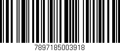 Código de barras (EAN, GTIN, SKU, ISBN): '7897185003918'