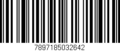Código de barras (EAN, GTIN, SKU, ISBN): '7897185032642'