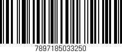 Código de barras (EAN, GTIN, SKU, ISBN): '7897185033250'